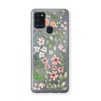 Botanical sweet flower heaven: Samsung Galaxy A21s Transparant Hoesje