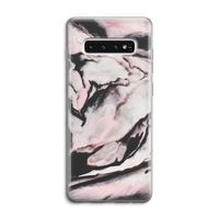 Roze stroom: Samsung Galaxy S10 4G Transparant Hoesje