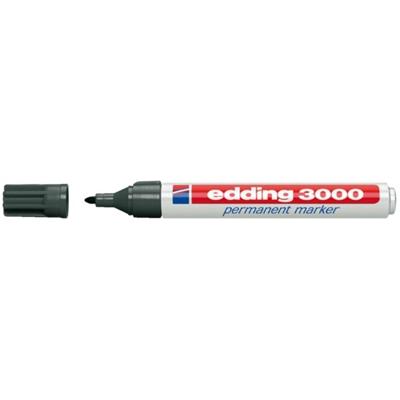 Edding 3000 permanent marker 1,5-3mm rond grijs