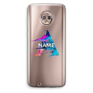 Abstract Spectrum: Motorola Moto G6 Transparant Hoesje