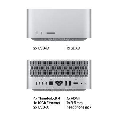 Refurbished Mac Studio M1 Max 10 core CPU 24 core GPU 32GB 512GB Als nieuw