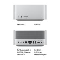 Refurbished Mac Studio M1 Max 10 core CPU 24 core GPU 32GB 512GB Als nieuw
