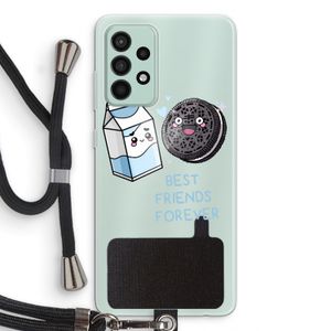 Best Friend Forever: Samsung Galaxy A52s 5G Transparant Hoesje met koord