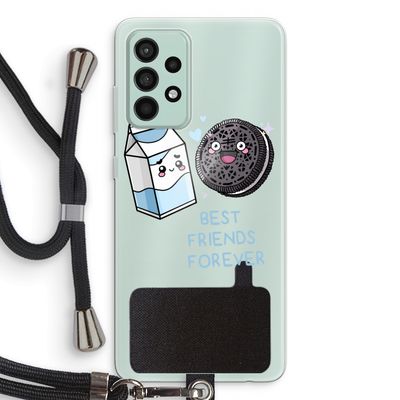 Best Friend Forever: Samsung Galaxy A52s 5G Transparant Hoesje met koord