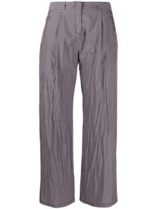 OUR LEGACY pantalon Serene à effet froissé - Violet