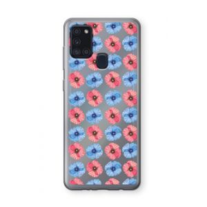 Klaproosjes: Samsung Galaxy A21s Transparant Hoesje
