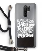 The prettiest: Xiaomi Redmi 9 Transparant Hoesje met koord