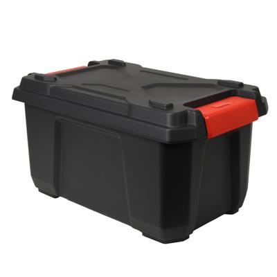 EDA outdoor/tuin opberg box Xpert Pro - vocht- en vorstbestendig - zwart - 40L - 57 x 36 x 30 cm