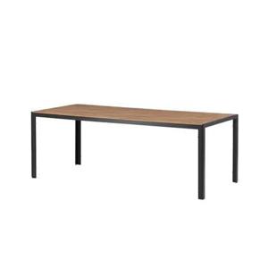 Nest outdoor Aaron tuintafel polywood bruin - 205 x 90 cm