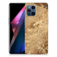 OPPO Find X3 | X3 Pro | TPU | Siliconen hoesje | Marmer Creme