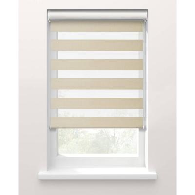Leen Bakker - Fenstr Duo Rolgordijn Planos Lichtdoorlatend - Zand (25022) - Polyester - Beige - 120x10x10 Cm