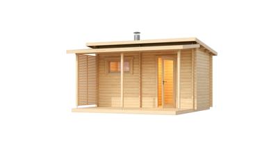 Terras en luifel Sauna huis Jakobstad