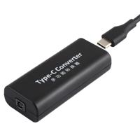 DC 4 5 x 3.0 mm Power Jack female naar USB-C/type C Female Power connector adapter met 15cm USB-C/type C kabel