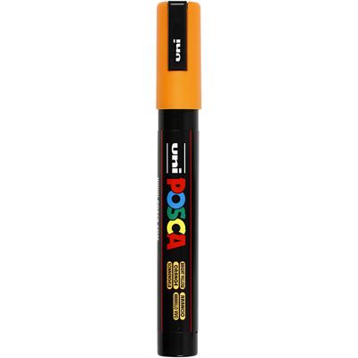 Uni-Posca Posca marker, afm pc-5m, lijndikte 2,5 mm, medium, oranje, 1 stuk