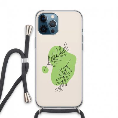 Beleaf in you: iPhone 13 Pro Max Transparant Hoesje met koord