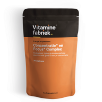 Concentratie* en Focus* Complex - 30 vegicaps - Vitaminefabriek.nl