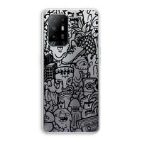 Vexx Black Mixtape: Oppo A94 5G Transparant Hoesje