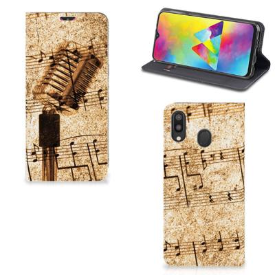 Samsung Galaxy M20 Stand Case Bladmuziek Samsung Galaxy M20 Stand Case Bladmuziek