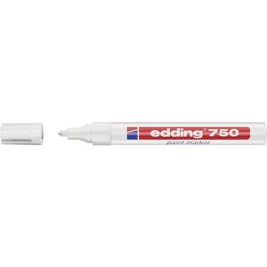 Edding 750 4-750049 Lakmarker Wit 4 mm