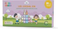 Gladi Magnetisch Speelgoed - Pastel - Magnetic Tiles - 30 stuks
