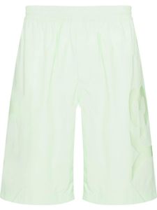 Y-3 short de bain à logo imprimé - Vert