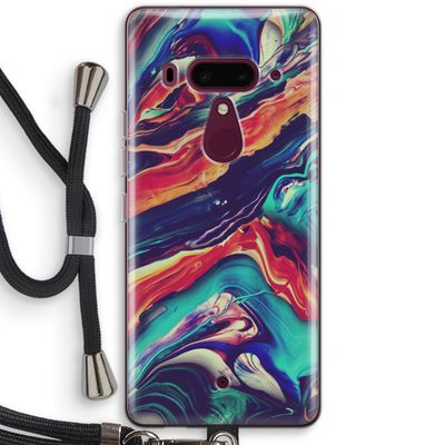 Chameleon Sun: HTC U12+ Transparant Hoesje met koord
