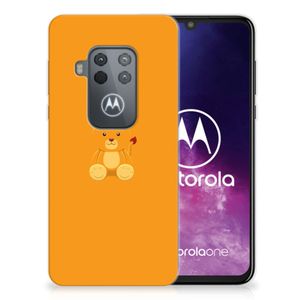 Motorola One Zoom Telefoonhoesje met Naam Baby Beer