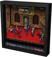 Pixel Frame - Double Dragon (23cm x 23cm)