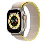 Trail nylon bandje - Beige - Geschikt voor Apple Watch 42mm / 44mm / 45mm / 49mm