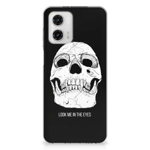 Silicone Back Case Motorola Moto G73 Skull Eyes