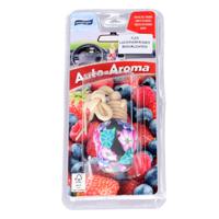 Auto parfum/luchtverfrisser - rood fruit geur - in sierlijk flesje - 15 ml