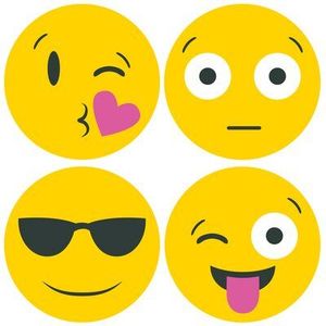 3M Emoji zelfklevend notitiepapier Overige Meerkleurig, Geel 30 vel