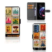 Motorola Edge 20 Pro | Flip Cover | Postzegels
