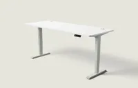 Desktronic HomePro bureau Grijs / Wit / 200x80 cm