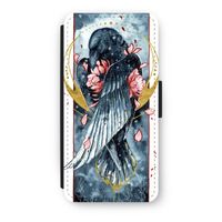 Golden Raven: iPhone 7 Flip Hoesje