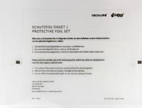 Tubus beschermende folie set prot.foil set á 3 stickers transparent
