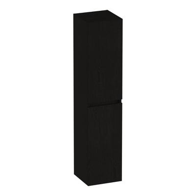 Brauer Joy - Hoge Kast - 160 cm - 2 Deuren - Greeploos - Links of Rechtsdraaiend - Timber Black