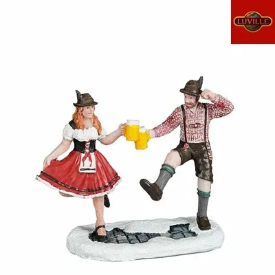 Toasting man and woman l9b4h7.5cm