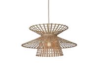 GOOD&MOJO Hanglamp 'Machu Picchu' Bamboe, 57cm, kleur Naturel
