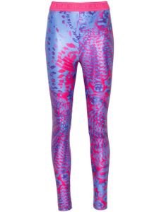 Versace Jeans Couture legging à imprimé Animalier - Violet