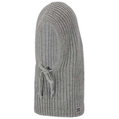 Heatkeeper Thermo Gebreide Dames Balaclava/Col met Capuchon Grijs