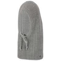 Heatkeeper Thermo Gebreide Dames Balaclava/Col met Capuchon Grijs