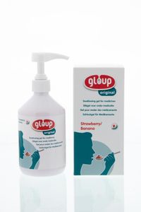 Original medicatie inname gel aardbei banaan