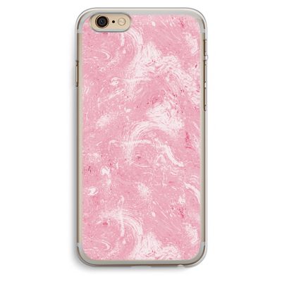 Abstract Painting Pink: iPhone 6 Plus / 6S Plus Transparant Hoesje