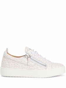 Giuseppe Zanotti baskets Gail en cuir - Blanc