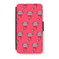 Flamingo: iPhone XS Flip Hoesje