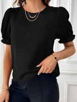 Casual Plain Regular Fit Blouse