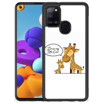 Samsung Galaxy A21s | Bumper Hoesje | Giraffe