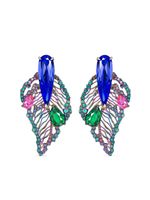 Anabela Chan boucles d'oreilles Rainbow Titan en or blanc 18ct - Bleu - thumbnail