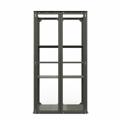 Kweekkast Urban Grower Large groengrijs 3 mm transparant polycarbonaat - Royal well